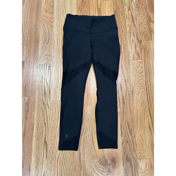Athleta Mesh Detail Leggings Size S - Picture 2 of 5